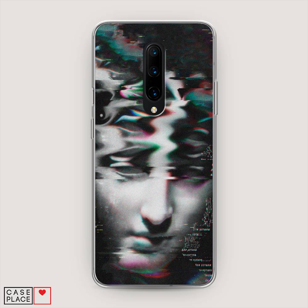 

Чехол Awog на OnePlus 8 / ВанПлас 8 "Glitch Art", Серый, 151250-9