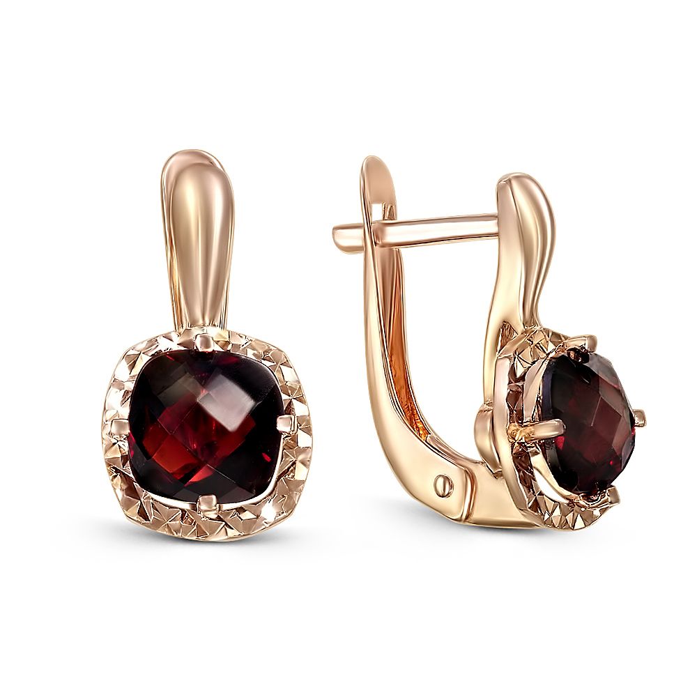 

Серьги из красного золота с гранатом NEWGOLD 094369_02_01_004_0015, 094369_02_01_004_0015