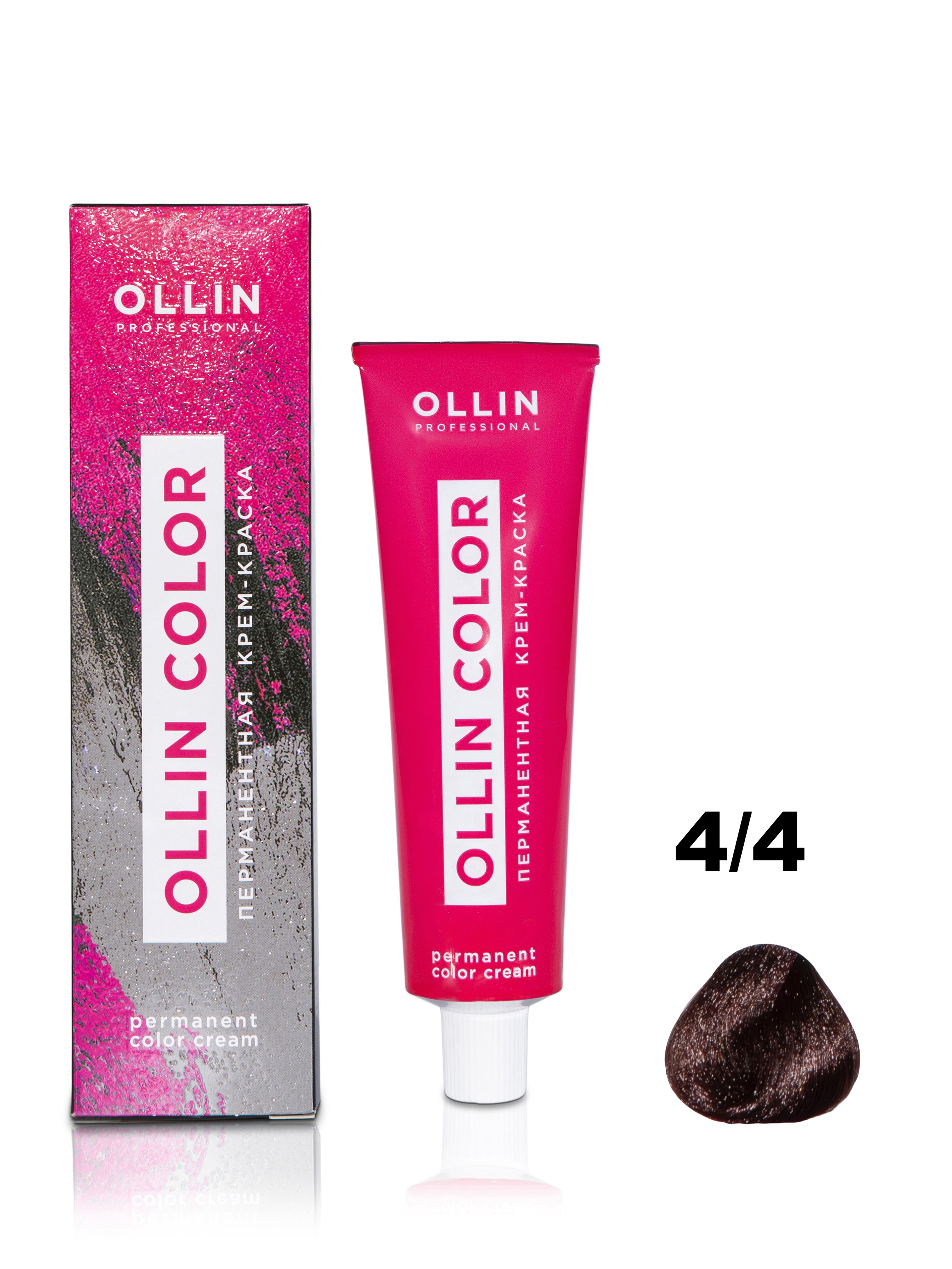 Купить Крем-краска Ollin Professional OLLIN COLOR для волос 4/4 шатен медный 100 мл