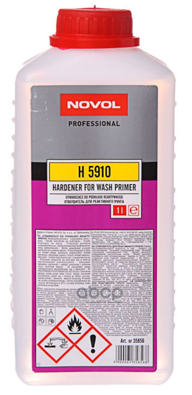 Отвердитель Для Реактивного Грунта 1л - Применяется С Грунтом Protect 340, Арт. 37211 Novo