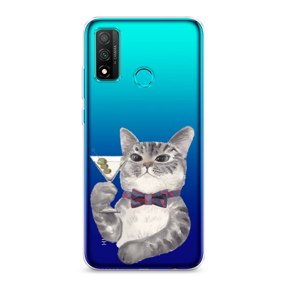 фото Чехол awog "кот джентльмен" для huawei p smart 2020