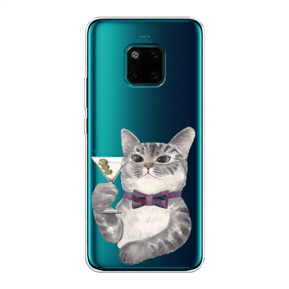 

Чехол Awog "Кот джентльмен" для Huawei Mate 20 Pro