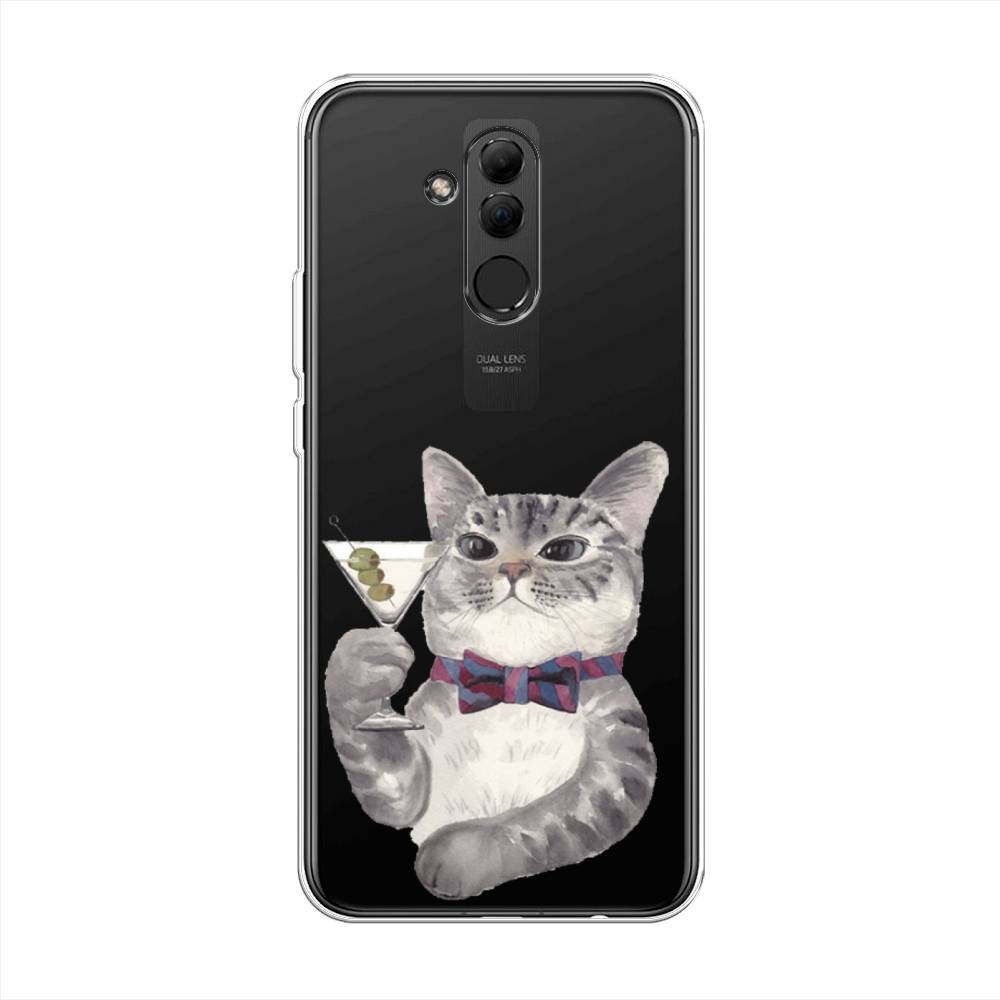 

Чехол Awog "Кот джентльмен" для Huawei Mate 20 Lite