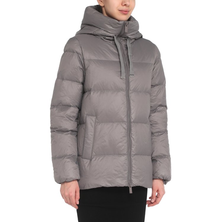 

Пуховик женский Maison David MLY011-1 серый L, MLY011-1
