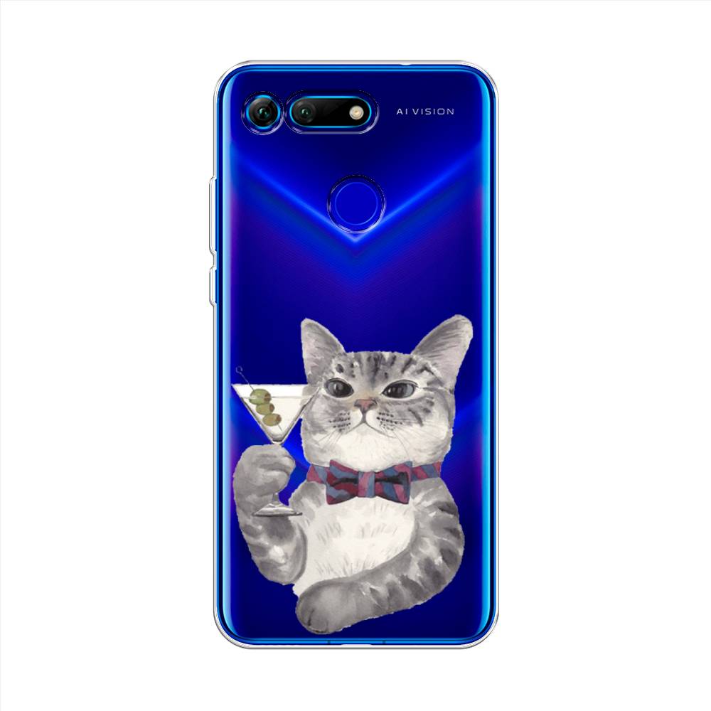 

Чехол Awog "Кот джентльмен" для Huawei Honor V20 (View 20)
