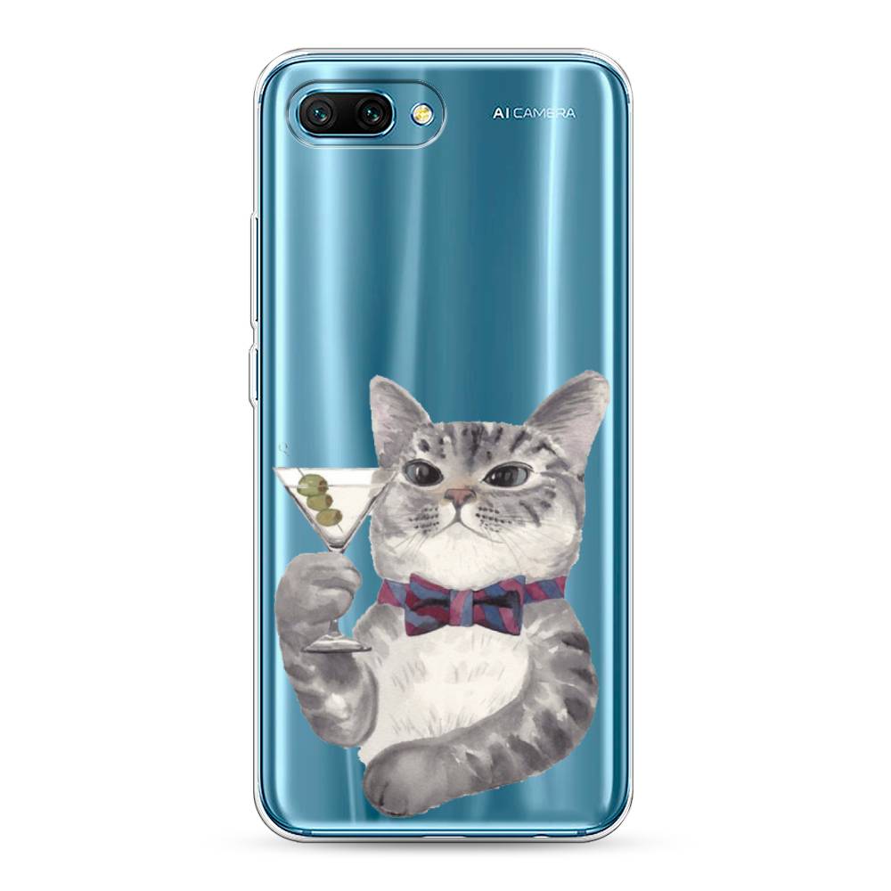 

Чехол Awog "Кот джентльмен" для Honor 10