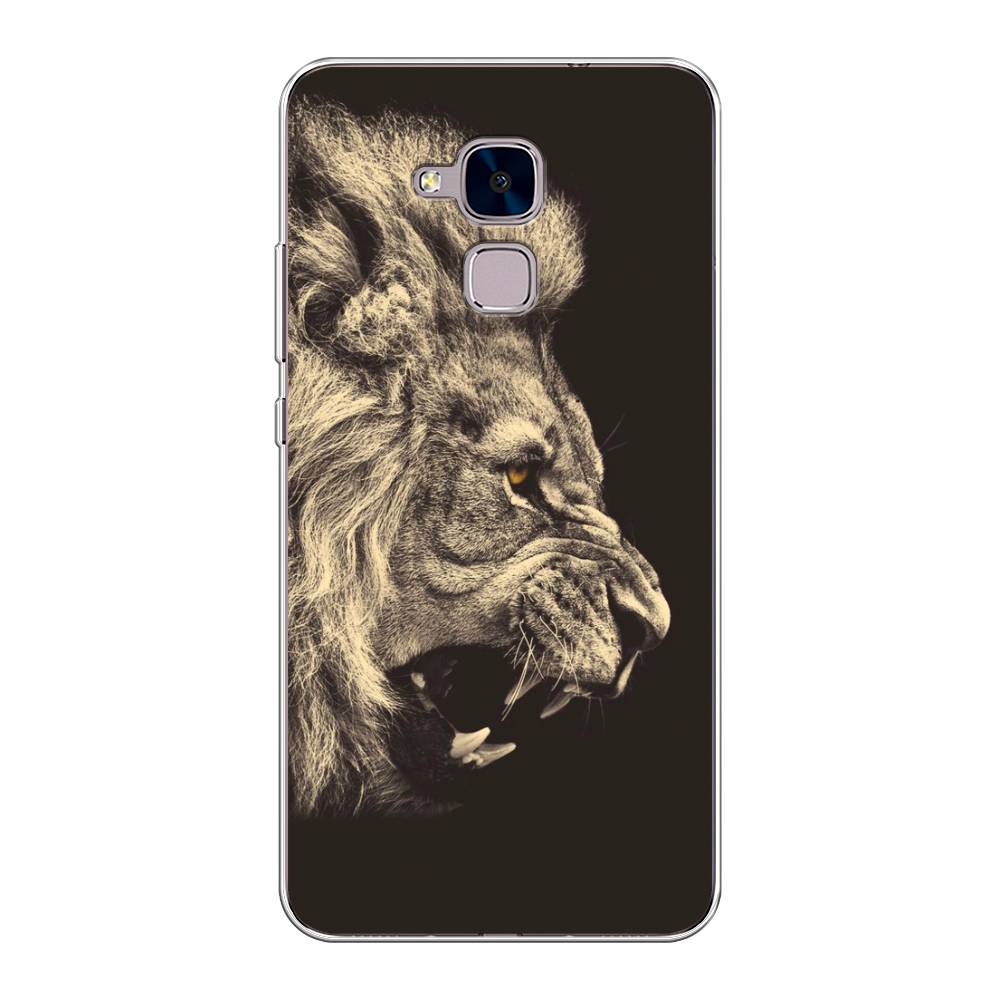

Чехол Awog на Honor 5C "Львиный рык 2", Разноцветный, 60450-1