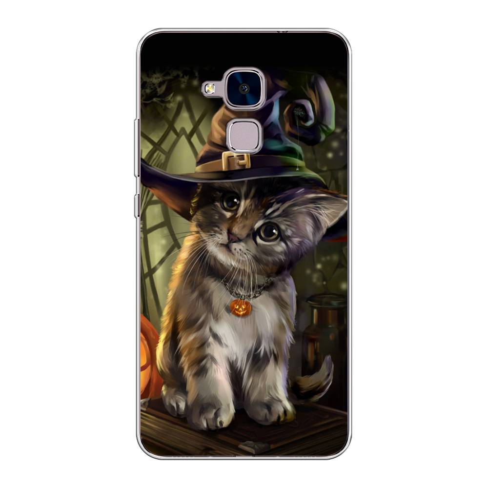 

Чехол Awog на Honor 5C "Кот на Хэллоуин", Разноцветный, 60450-2