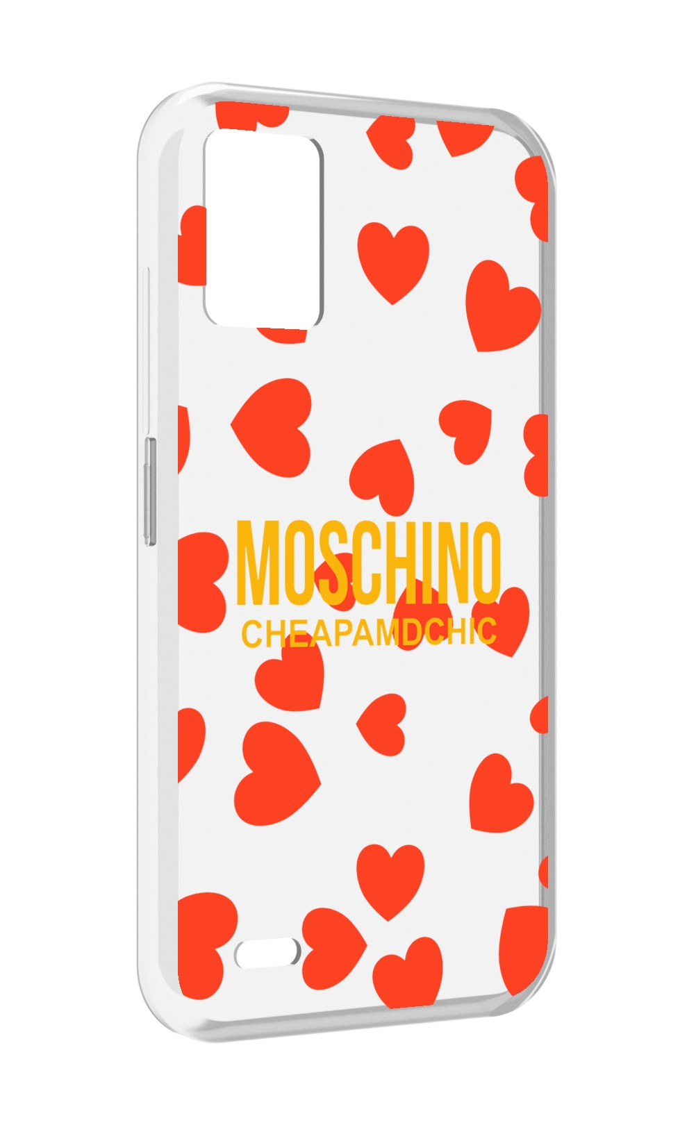 

Чехол MyPads сердца-москино для UMIDIGI Bison 1, Прозрачный, Tocco