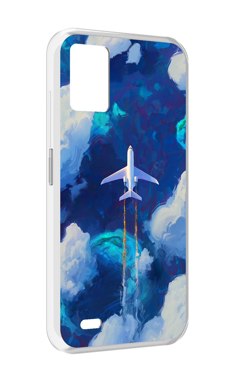 

Чехол MyPads самолет-в-небе-рисунок для UMIDIGI Bison 1, Прозрачный, Tocco