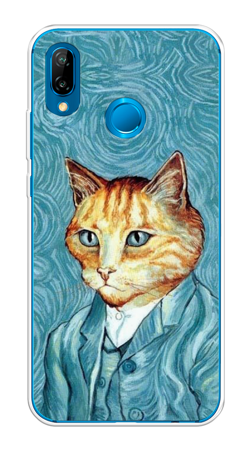 

Чехол Awog на Huawei P20 Lite "Кот Ван Гог", Голубой;коричневый, 64450-2
