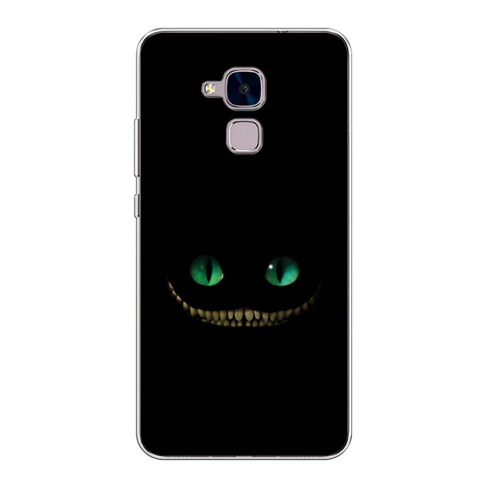 

Чехол Awog на Honor 5C "Зеленоглазый чеширский кот", Разноцветный, 60450-10