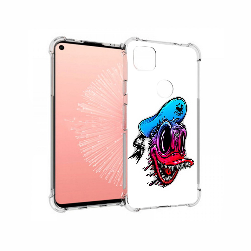

Чехол MyPads Tocco для Google Pixel 4A Дональд, Прозрачный, Tocco