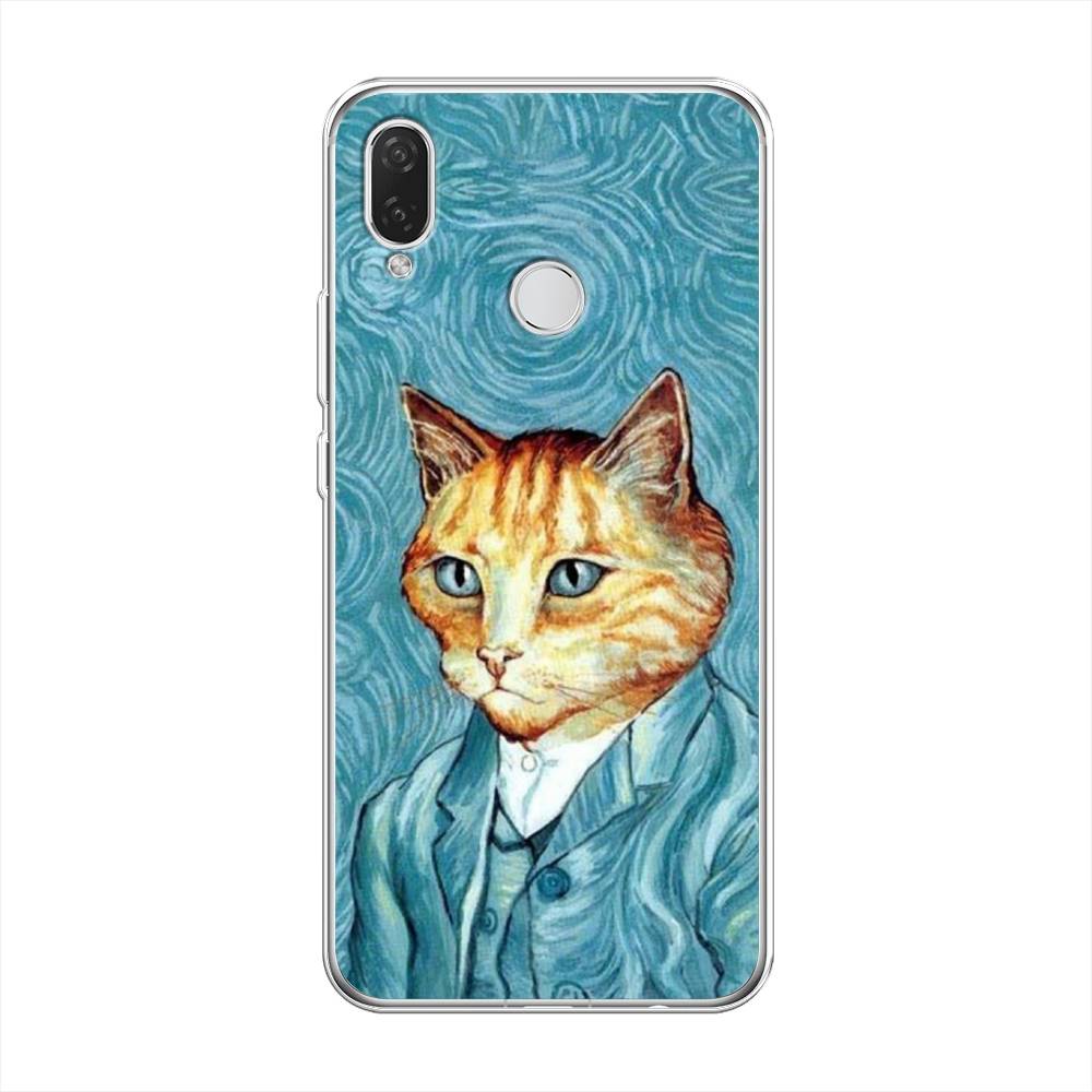 

Чехол Awog на Huawei Nova 3i "Кот Ван Гог", Голубой;коричневый, 68350-2