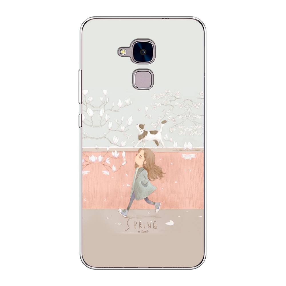 

Чехол Awog на Honor 5C "Девочка-весна", Разноцветный, 60450-7