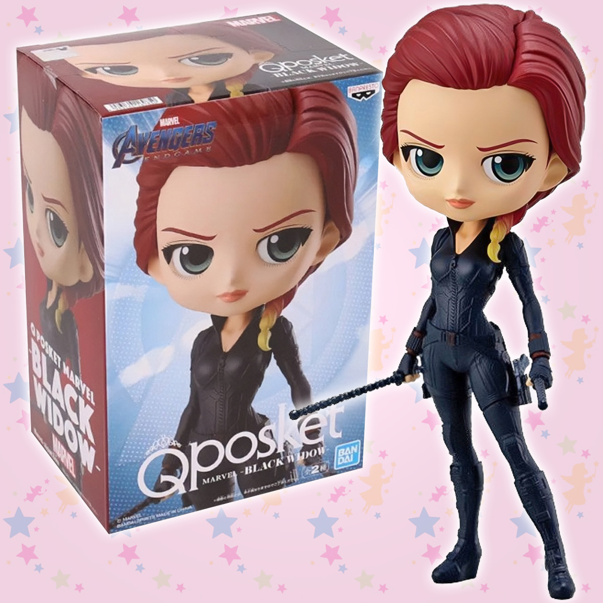 Фигурка Q Posket Черная вдова DC Comics Black Widow фигурка funko bitty pop dc comics mystery 1 штука 12 76356