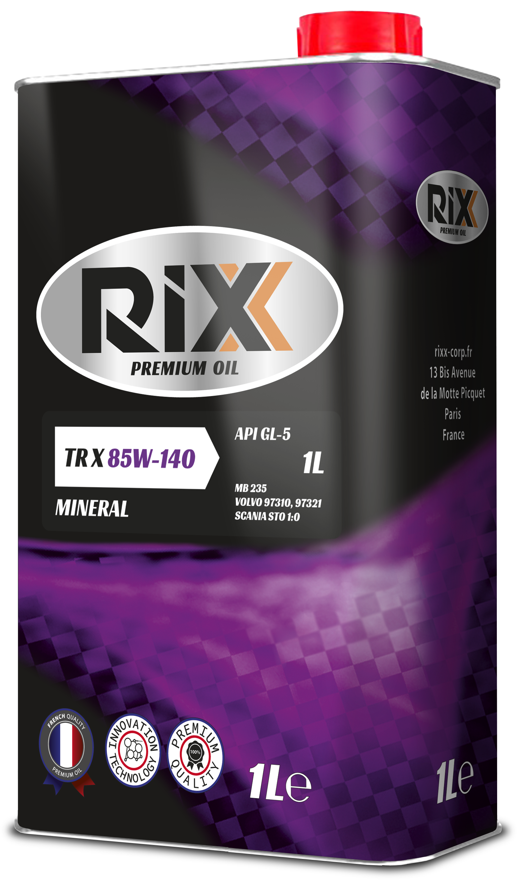 RIXX TR X 85W-140 GL-5 Трансмиссионное масло 1L 1298₽