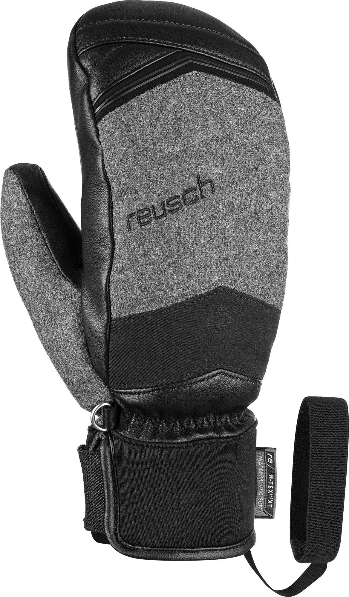 

Варежки Reusch Laura R-Tex Xt Mitten Black/Grey Alpine Melange (Inch (Дюйм):6,5), Черный;серый, Laura R-Tex Xt Mitten