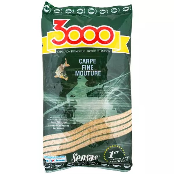 Прикормка Sensas 3000 CARP Fine MoutureE 1кг