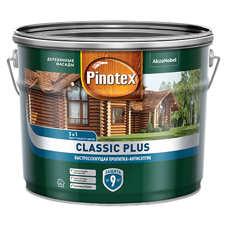 фото Пропитка для дерева pinotex classic plus