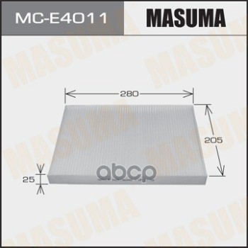 

Фильтр Салона Masuma Skoda/ Octavia/ V1400 00- (1/40) Masuma арт. MCE4011