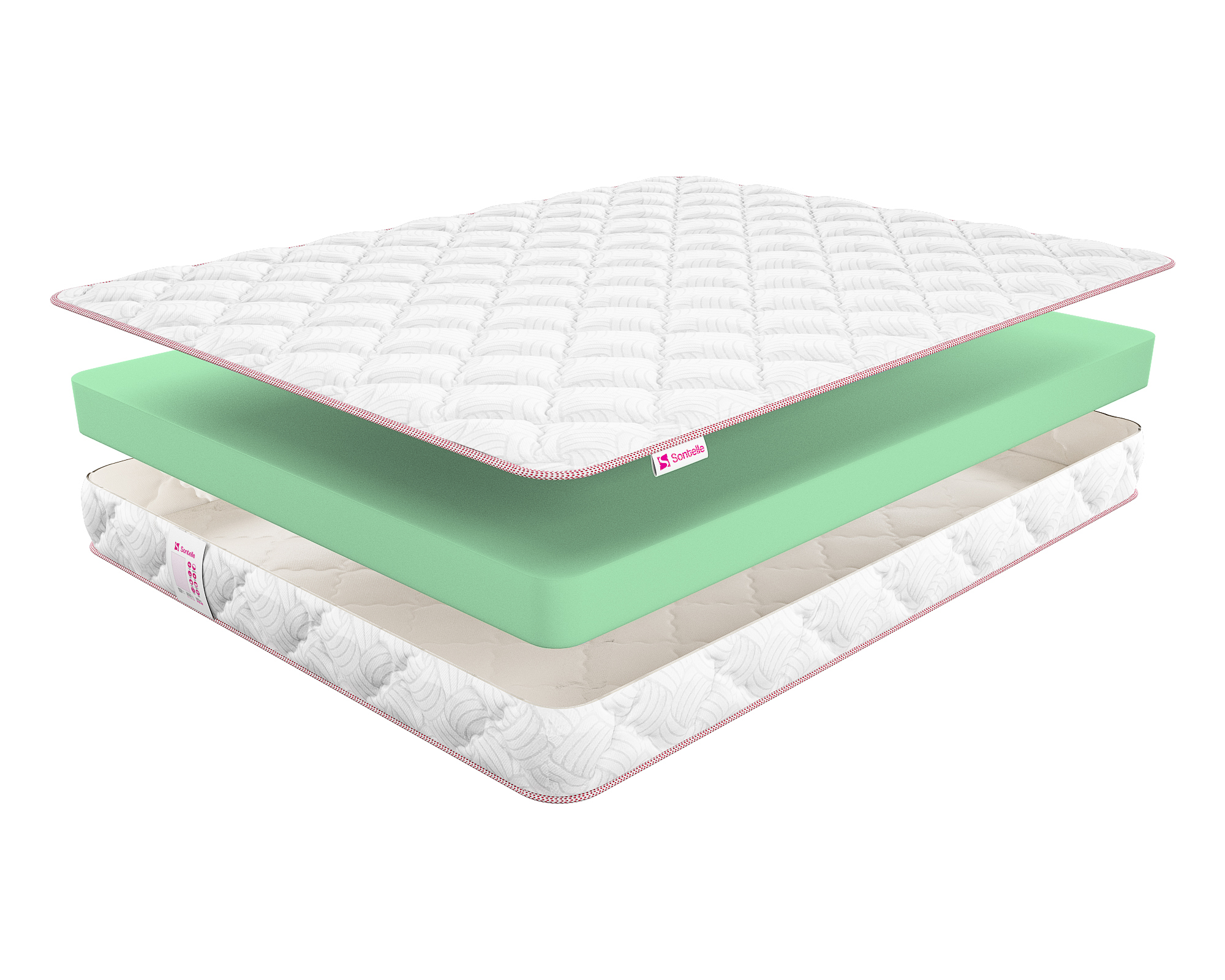 

Матрас Sontelle Furor Flex 70x160, Белый, Furor Flex
