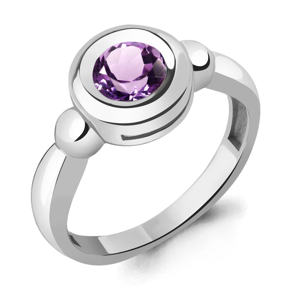 

Кольцо из серебра с аметистом р. , Aquamarine 6956604_925_р, 6956604_925_р