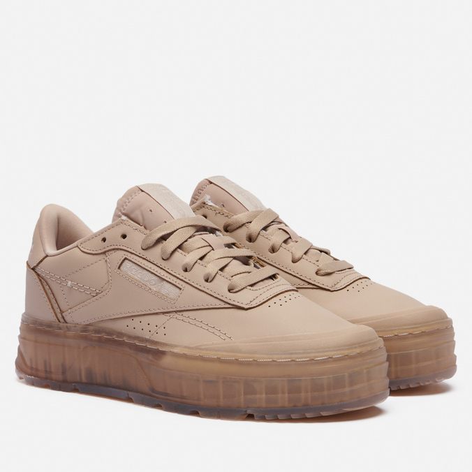 

Кеды женские Reebok Club C Double GEO бежевые 37 EU, Club C Double GEO