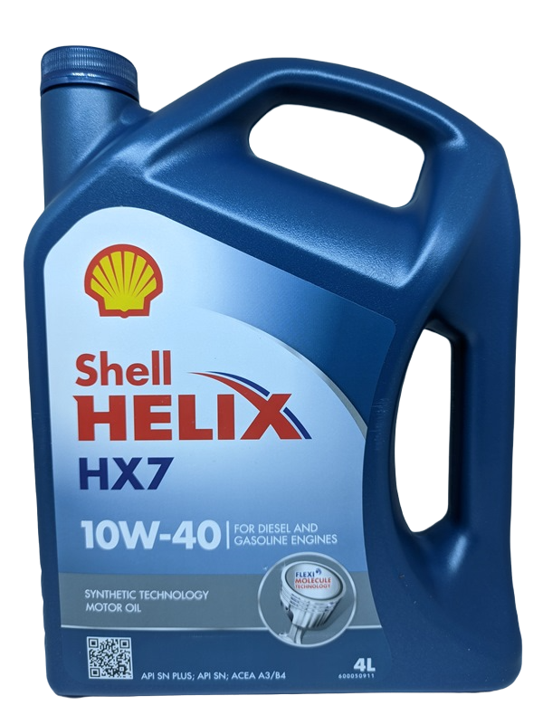 

Моторное масло Shell Helix HX7 10W40 A3/B4 (4л.) п/синт. (синий)