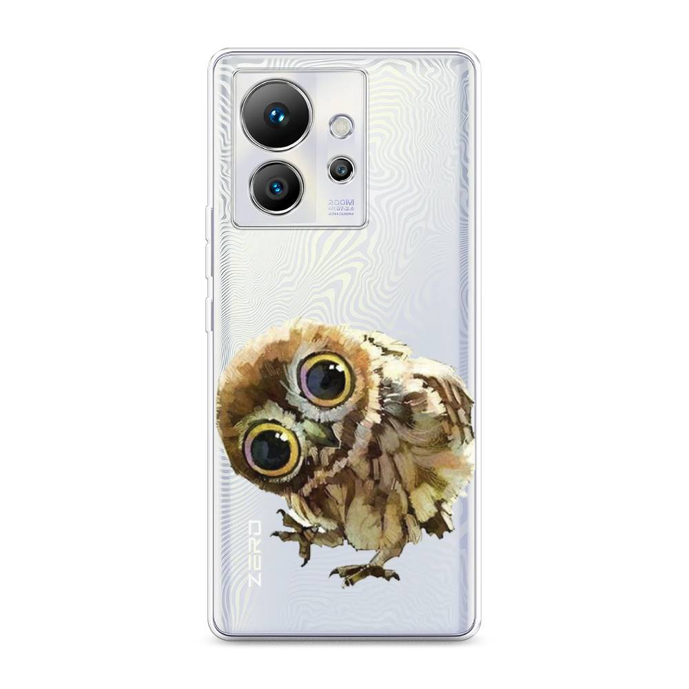 

Чехол Awog на Infinix Zero Ultra 5G "Любопытный совенок", Коричневый;белый;прозрачный, 3102850-1