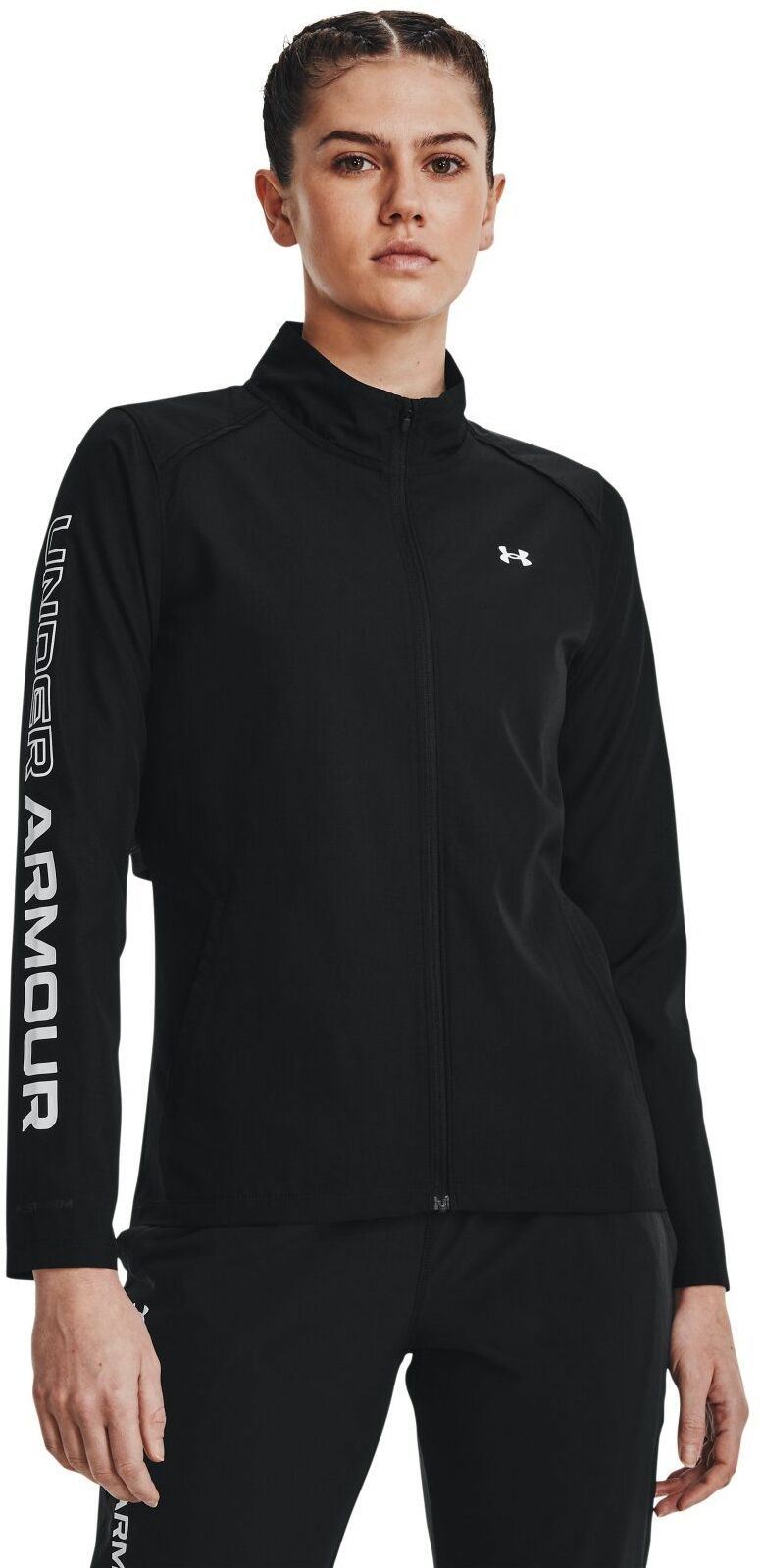 Ветровка женская Under Armour 1369344 черная LG