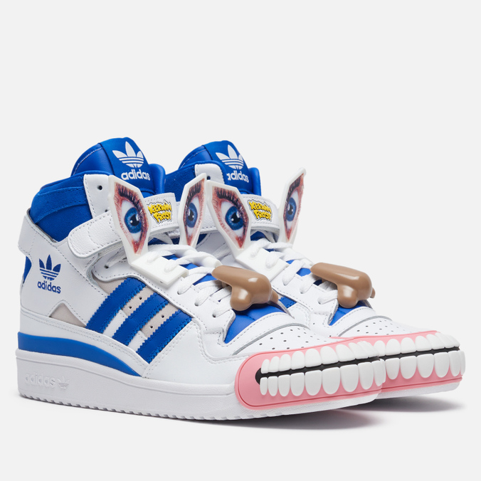 фото Кроссовки мужские adidas x kerwin frost forum hi humanchives белые 40.5 eu