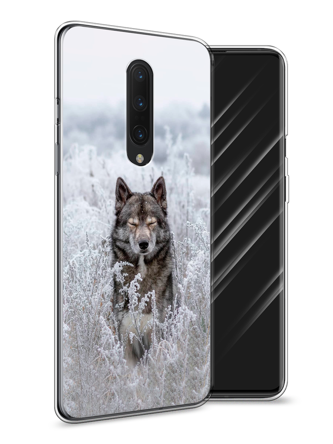 

Чехол Awog на OnePlus 8 / ВанПлас 8 "Волк в поле", Белый;черный, 151250-1