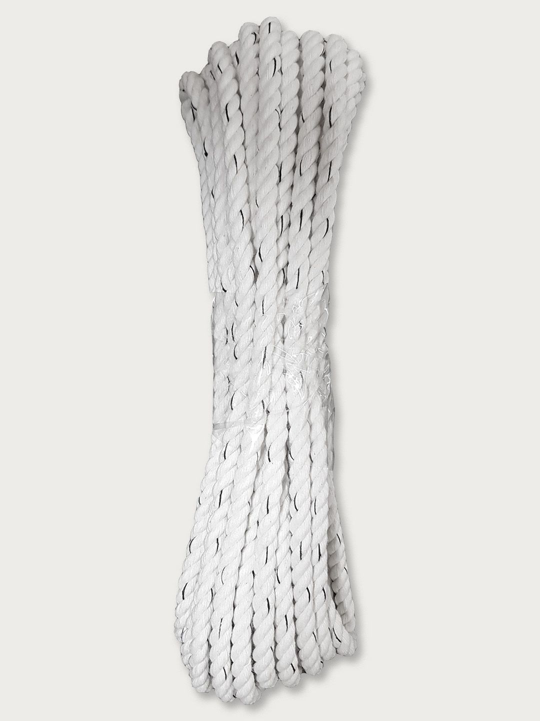 Веревка хлопчатобумажная диаметром 6 мм, длина 10 метров, березка