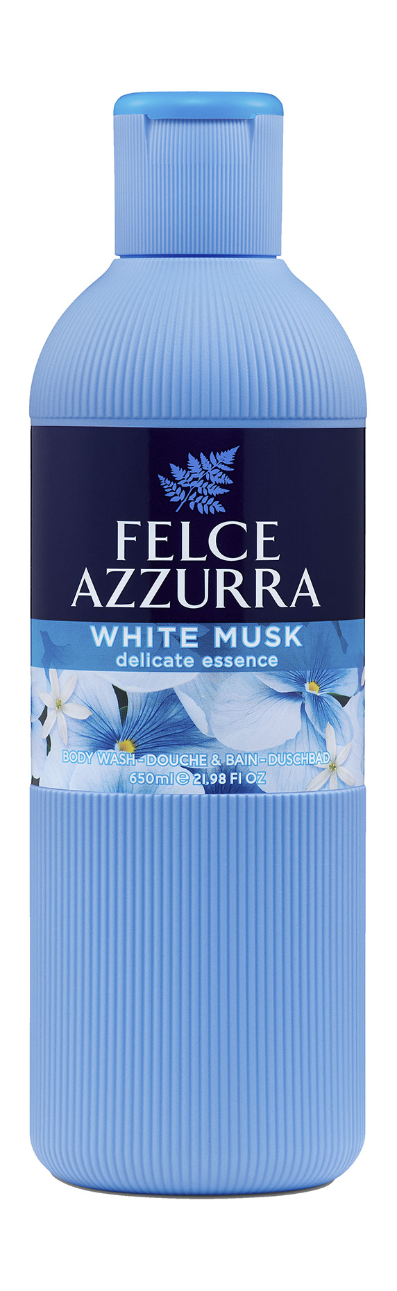 Гель для душа Felce Azzurra White Musk Delicate Essence парфюмированный, 650 мл iq beauty 099 гель лак каучуковый с кальцием delicate fragile nature 10 мл