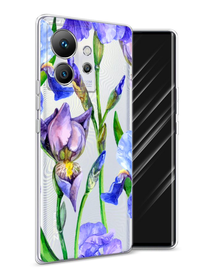 

Чехол Awog на Infinix Zero Ultra 5G "Синие ирисы", Фиолетовый;голубой;зеленый, 3102850-8