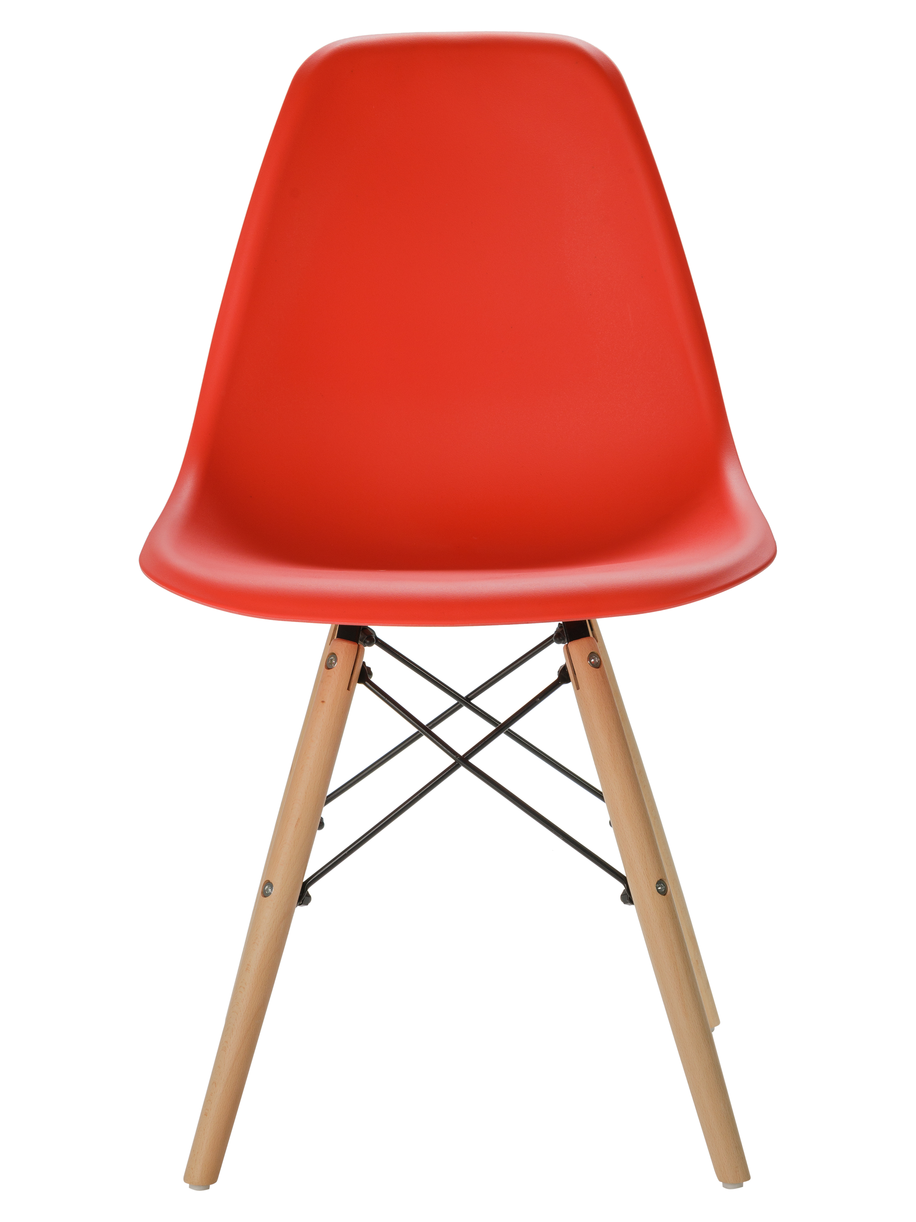 

Комплект стульев 4 шт. LEON GROUP для кухни в стиле EAMES DSW, красный, LEON Premium в стиле EAMES DSW