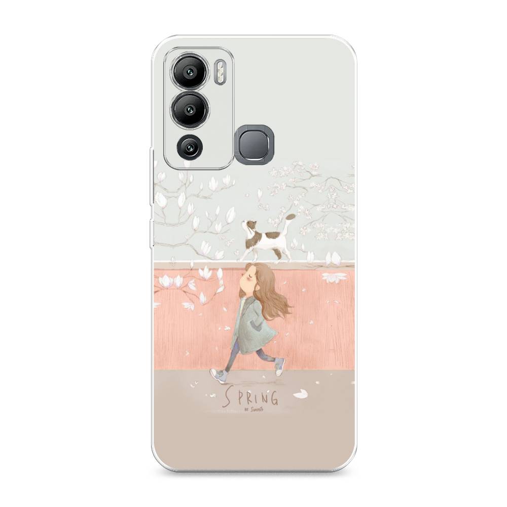 

Чехол Awog на Infinix Hot 12i "Девочка-весна", Разноцветный, 3101250-7
