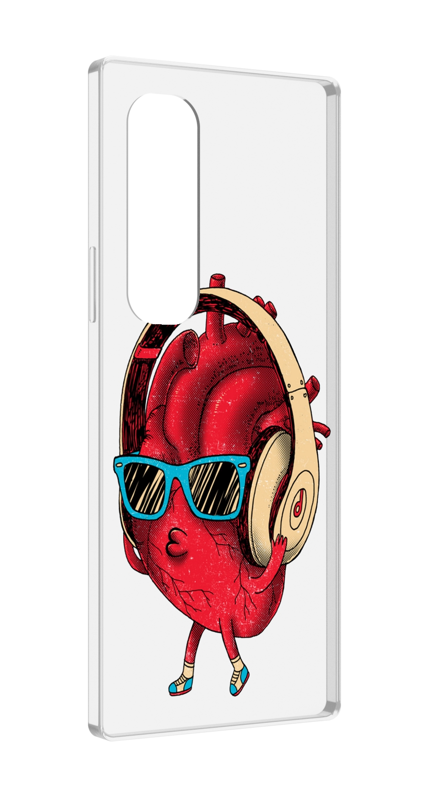 

Чехол MyPads слушай сердце для Samsung Galaxy Z Fold 4 (SM-F936), Прозрачный, Tocco