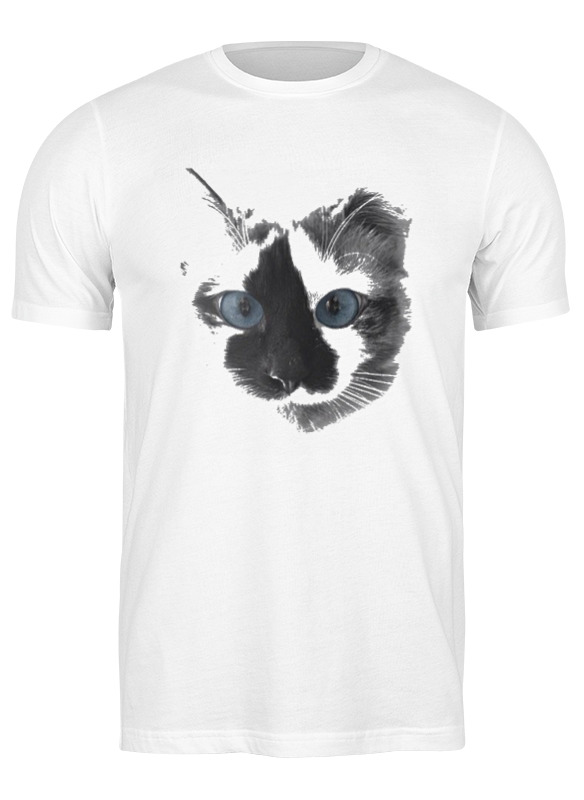 

Футболка мужская Printio Кошка белая 3XL, Белый, Кошка