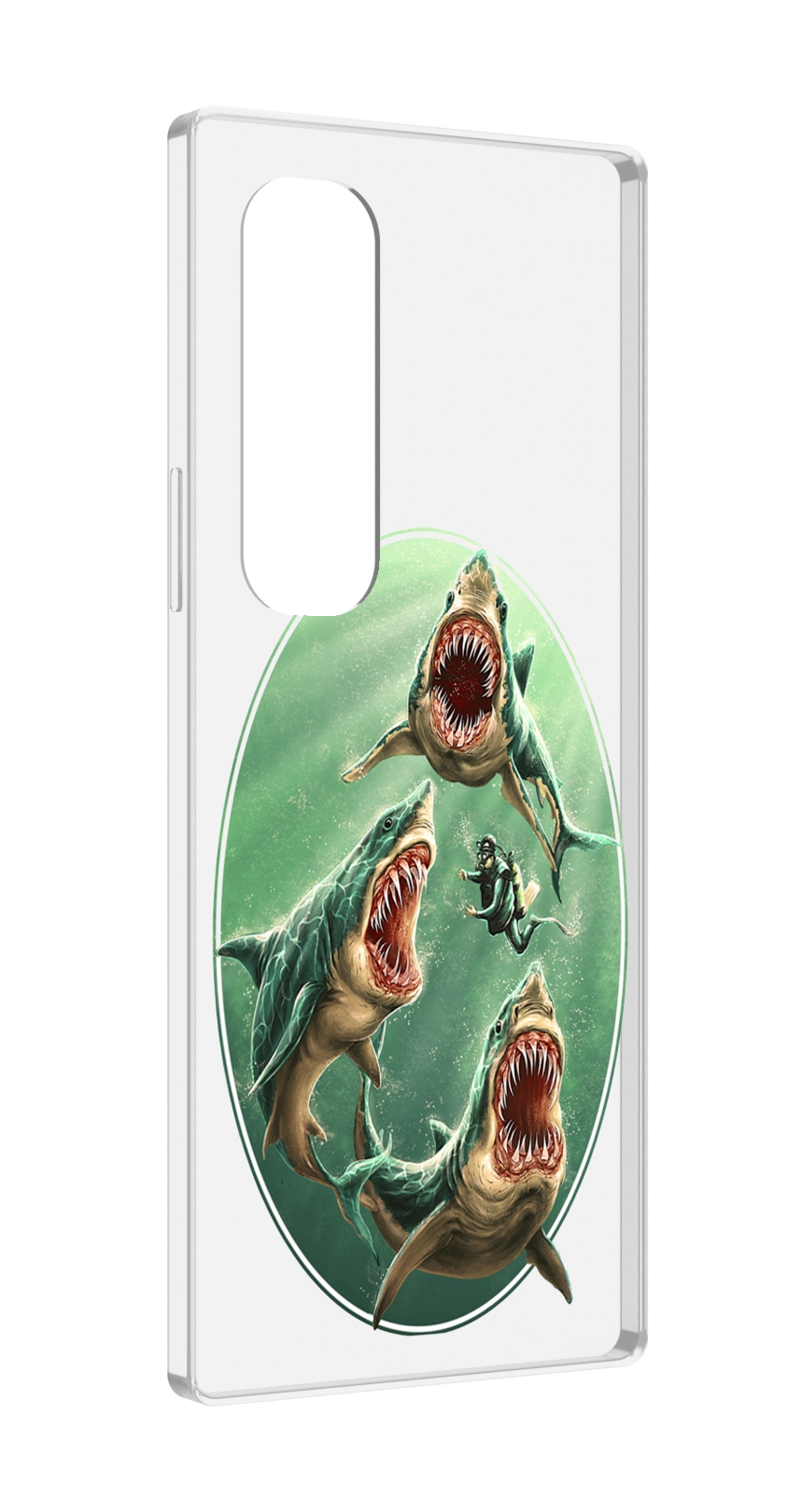 

Чехол MyPads синяя бездна для Samsung Galaxy Z Fold 4 (SM-F936), Прозрачный, Tocco