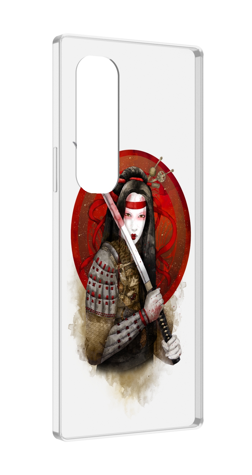 

Чехол MyPads рисованная девушка с катаной для Samsung Galaxy Z Fold 4 (SM-F936), Прозрачный, Tocco