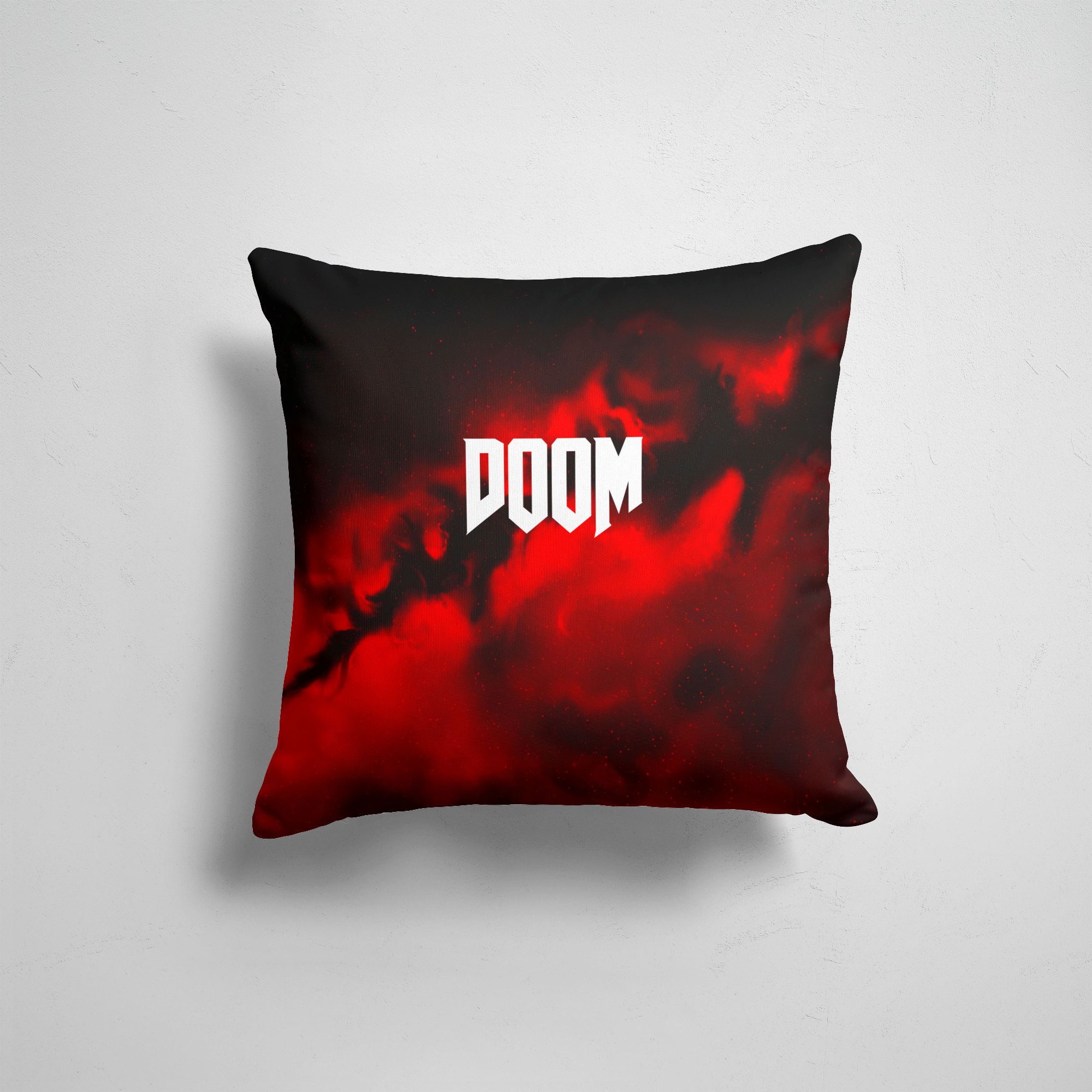 

Подушка декоративная 45х45см Геймерам Doom RED PLANET, Разноцветный