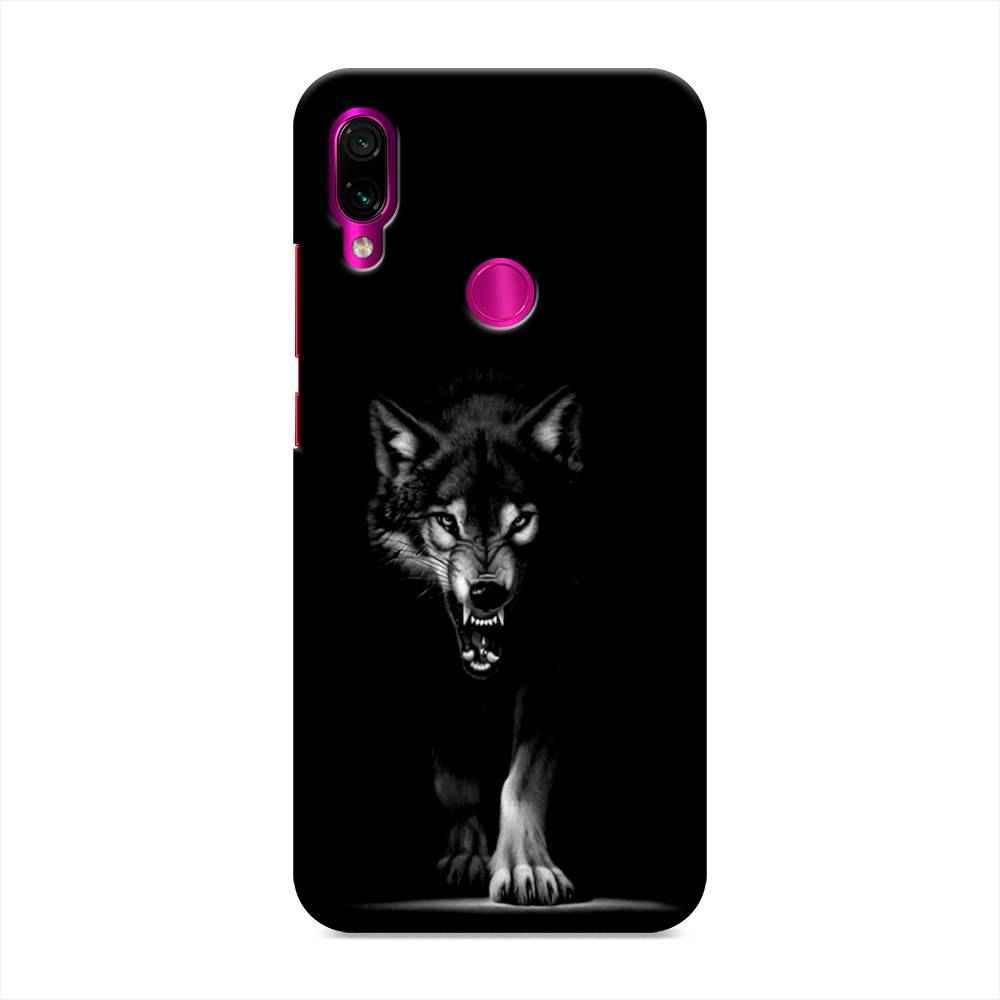

Пластиковый чехол "Волк выходит из ночи" на Xiaomi Redmi Note 7, 34720-1