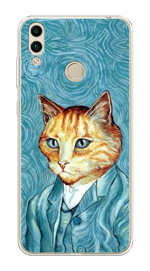 

Чехол Awog на Honor 8C "Кот Ван Гог", Голубой;коричневый, 67150-2
