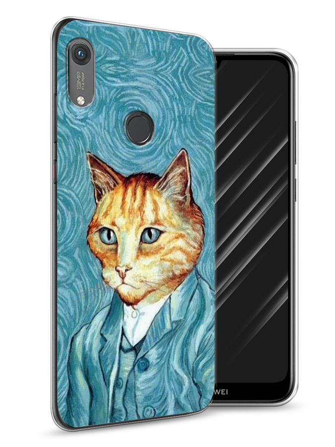

Чехол Awog на Honor 8A (8A Pro/Prime) "Кот Ван Гог", Голубой;коричневый, 68750-2