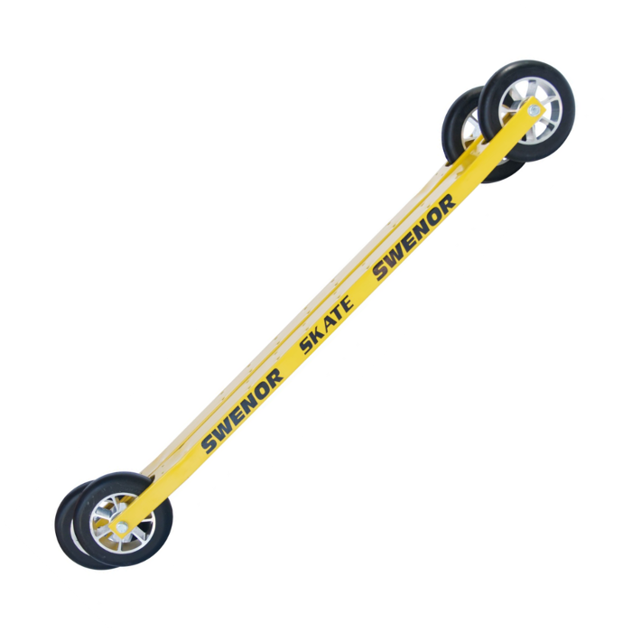 Лыжероллеры SWENOR Коньковые Skate 580 мм 3 медленные желтый черный