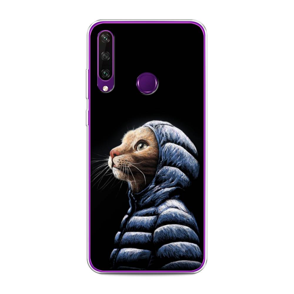 

Чехол Awog на Huawei Y6p "Кот в капюшоне", Черный;бежевый;синий, 6103250-2
