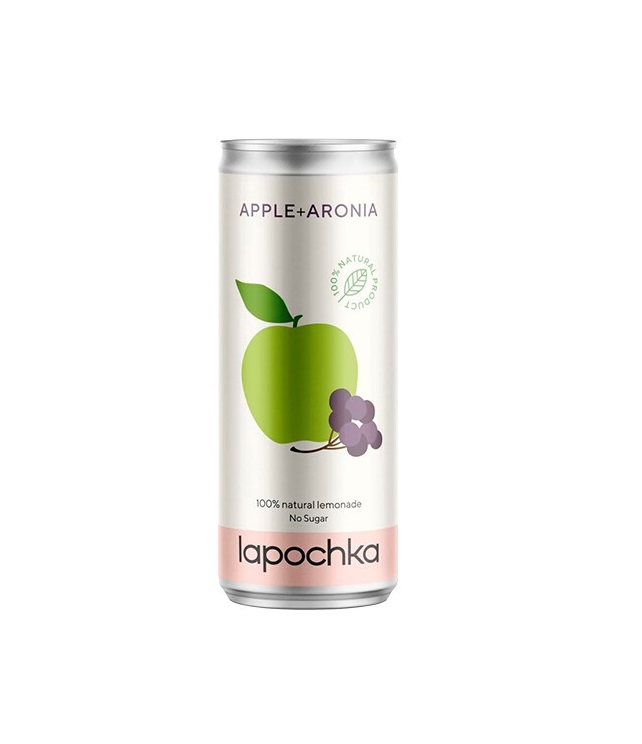 Лимонад Lapochka Apple+Aronia 330 Мл