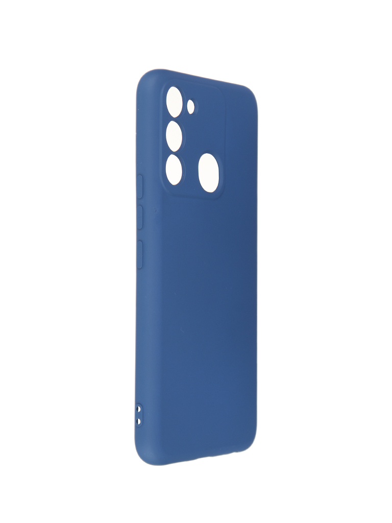 Чехол Neypo для Tecno Spark 8C / Spark Go 2022 Silicone 2.0mm Dark Blue NSC54464